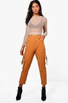 Boohoo Pocket Side Luxe Utility Trousers