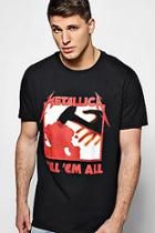 Boohoo Oversized Metallica T Shirt
