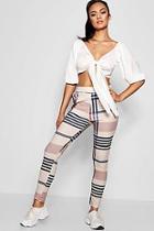 Boohoo Beth Tonal Check Slim Fit Trousers