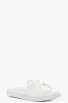 Boohoo Rose Knot Front Mule Skater