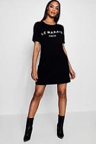 Boohoo Josie Le Marais T-shirt Dress
