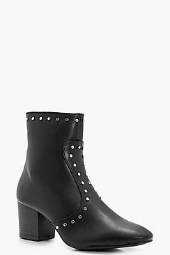 Boohoo Harriet Stud Detail Ankle Boot