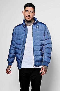 Boohoo Puffer Jacket With Hood