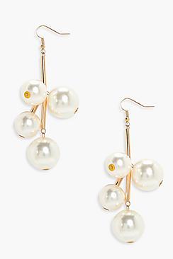 Boohoo Sophie Pearl Drop Earrings