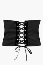 Boohoo Sofia Velvet Trim Corset Belt