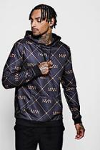 Boohoo Managram Repeat Hoodie