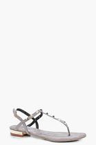 Boohoo Lorna Stud T Bar Sandal