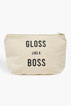 Boohoo Gloss Like A Boss Makeup Bag