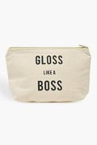 Boohoo Gloss Like A Boss Makeup Bag