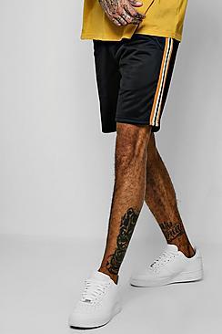 Boohoo Tape Detail Tricot Mid Length Short