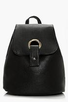 Boohoo Laura Circle Ring Detail Rucksack