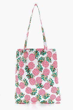 Boohoo Erin Embellished Pineapple Beach Bag