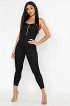 Boohoo O Ring Ribbed Catsuit