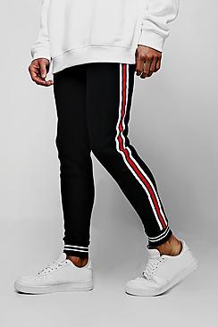 Boohoo Side Tape Cuffed Jogger