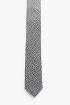 Boohoo Grey Textured Skinny Fit Tie