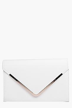 Boohoo Amy Envelope Clutch Bag