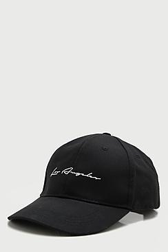 Boohoo Los Angeles Signature Baseball Cap