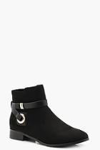 Boohoo Wrap Strap Chelsea Ankle Boots