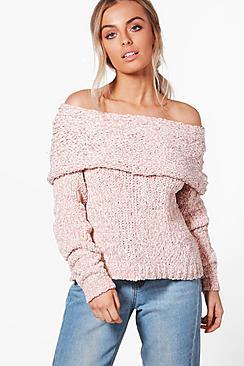 Boohoo Kaley Crop Roll Neck Jumper