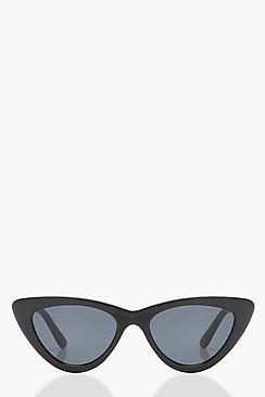 Boohoo Slim Extreme Eye Sunglasses