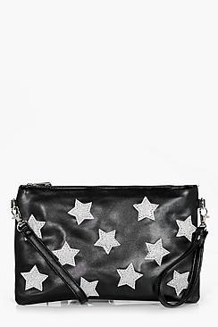 Boohoo Florence All Over Star Cross Body Bag