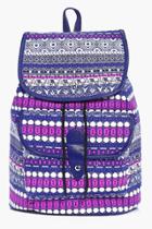 Boohoo Lizzie Elephant Paisley Print Backpack Multi