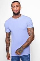 Boohoo Muscle Fit Ribbed Tee