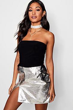 Boohoo Tia Crop Bandeau