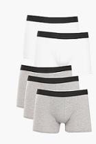 Boohoo 5 Pack Mixed Boxers Shorts