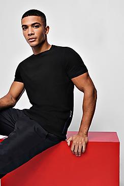 Boohoo Man Sport Rubberised Logo Placement T-shirt
