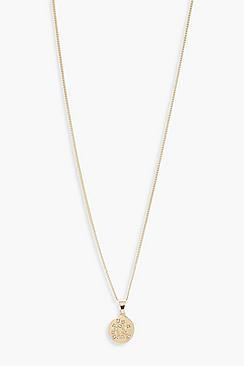 Boohoo Gemini Constellation Pendant Necklace
