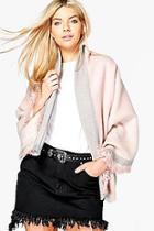 Boohoo Alyssa Colourblock Cape