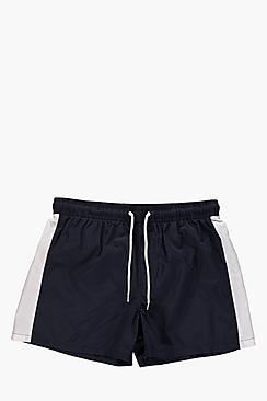 Boohoo Side Stripe Swim Shorts