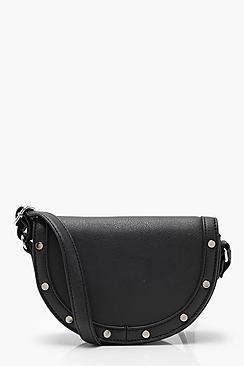 Boohoo Lucy Semi Circle Saddle Bag