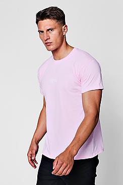 Boohoo Orignial Man Logo Print T-shirt