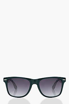 Boohoo Lucie Snake Leg Square Sunglasses