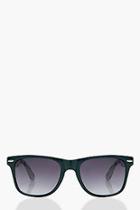 Boohoo Lucie Snake Leg Square Sunglasses