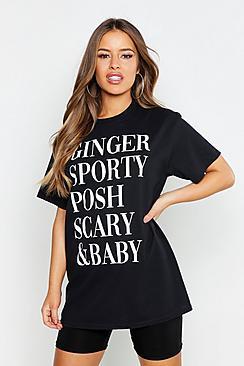 Boohoo Petite Oversized Slogan T-shirt