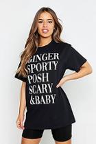 Boohoo Petite Oversized Slogan T-shirt