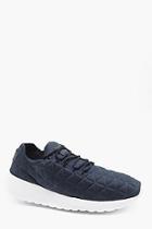 Boohoo Diamond Embossed Neoprene Trainer