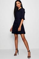 Boohoo Frill Detail Dress