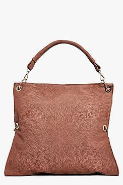 Boohoo Grace Zip & Metal Detail Day Bag
