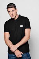 Boohoo Man Embossed Badge Pique Polo