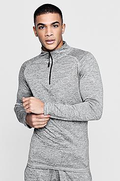 Boohoo Active Man Track Gym Top