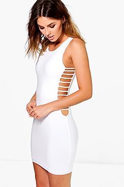 Boohoo Harriet Strappy Side Bodycon Dress