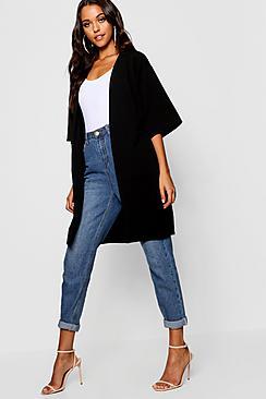 Boohoo Kimono Sleeve Duster Jacket