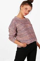 Boohoo Gabriella Multi-coloured Crew Neck Jumper