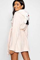 Boohoo Reindeer Hood Dressing Gown