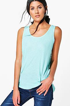 Boohoo Willow Rib Vest