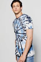 Boohoo Tie Dye T Shirt Blue